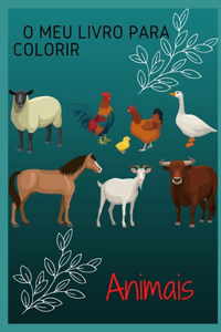 O Meu Livro para Colorir Animais