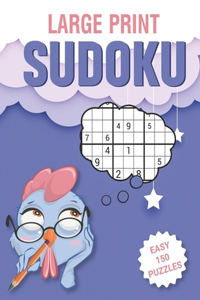Large Print Sudoku Easy 150 Puzzles