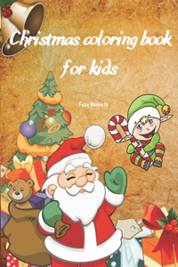 Christmas coloring book for kids