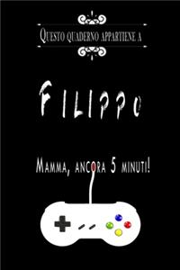 Questo quaderno appartiene a Filippo