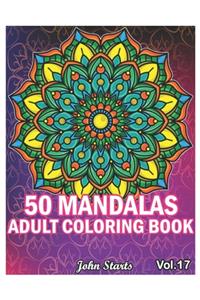 50 Mandalas Adults Coloring Book