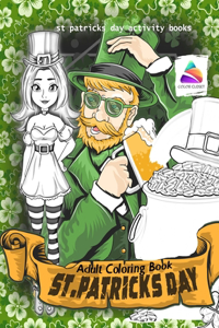 st Patricks Day adult coloring book