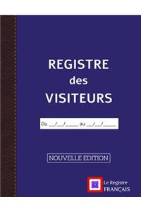 Registre des Visiteurs - NOUVELLE EDITION