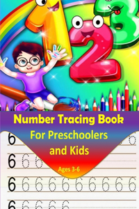 Number Tracing book for Preschoolers and kids ages 3-6