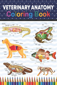 Veterinary Anatomy Coloring Book