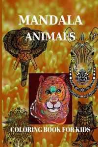 Mandala Animals Coloring Book for Kids