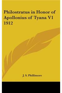 Philostratus in Honor of Apollonius of Tyana V1 1912