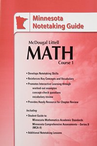 McDougal Littell Math Course 1 Minnesota: Notetaking Guide (Student) Course 1