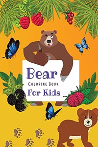 Bear Coloring Book For Kids