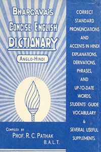 Bhargava's Concise English Dictionary (Anglo-Hindi) 2011 Edition