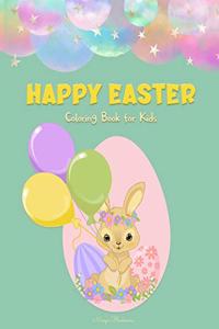 HAPPY EASTER Coloring Book for Kids