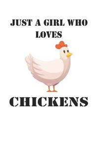 Just A Girl Who Loves Chickens