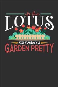 Its The Lotus That Makes A Garden Pretty