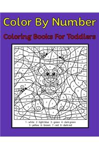 Color By Number Coloring Books For Toddlers