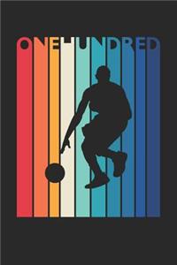 Basketball Notebook for 100 Year Old Women and Men - Vintage Basketball Journal - 100th Birthday Gift for Basketball Player Diary