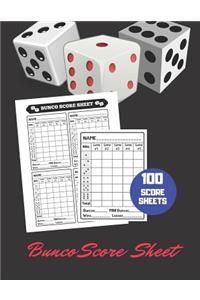 Bunco Score Sheet