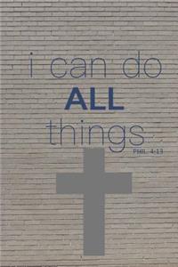I Can Do All Things