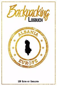 Backpacking Logbuch Albania Europe 120 Seiten mit Checklisten