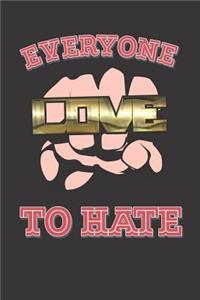 Love Hate Sarcasm Notebook Journal
