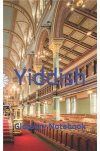 Yiddish Glossary Notebook