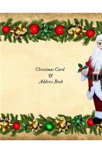Christmas Card & Address Book