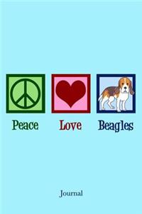 Peace Love Beagles Journal