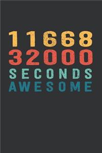 1 166 832 000 Seconds Awesome