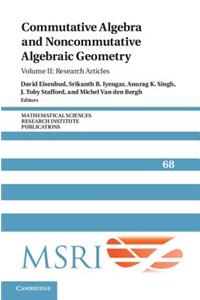 Commutative Algebra and Noncommutative Algebraic Geometry