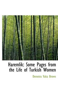 Haremlik: Some Pages from the Life of Turkish Women