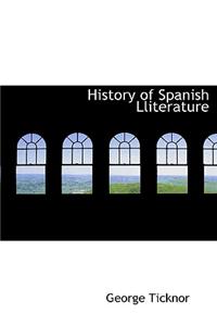 History of Spanish Lliterature