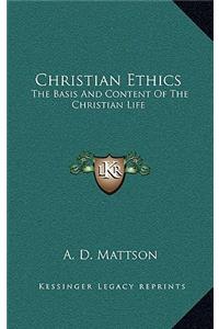 Christian Ethics