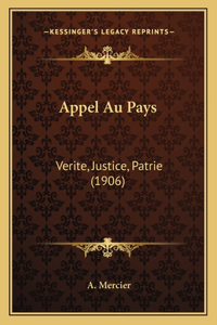 Appel Au Pays
