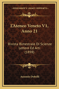 L'Ateneo Veneto V1, Anno 21