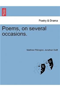 Poems, on Several Occasions.