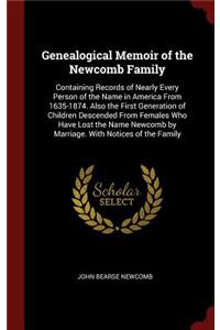 Genealogical Memoir of the Newcomb Family