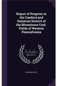 Report of Progress in the Cambria and Somerset District of the Bituminous Coal-Fields of Western Pennsylvania