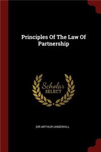Principles of the Law of Partnership