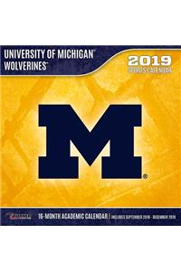 Michigan Wolverines 2019 12x12 Team Wall Calendar