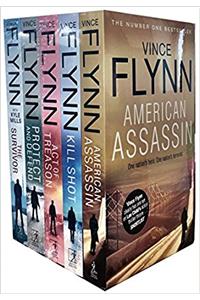 VINCE FLYNN X 5 SHRINKWRAP SPA