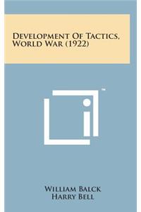 Development of Tactics, World War (1922)