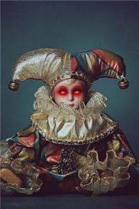 Demon Doll Harlequin Grid Notebook