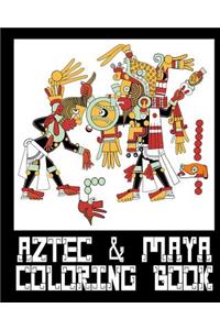 Aztec & Mayan Coloring Book - 26 Designs to Color in - Colouring Book