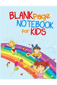 Blank Page Notebook For Kids