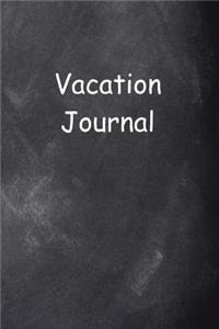 Vacation Journal Chalkboard Design