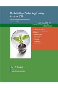 Plunkett's Green Technology Industry Almanac 2018