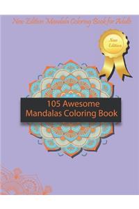 105 Awesome Mandalas Coloring Book