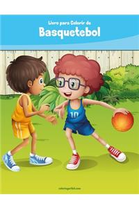 Livro para Colorir de Basquetebol