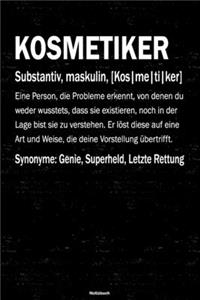 Kosmetiker Notizbuch