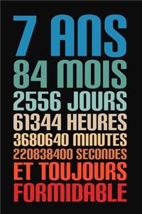 7 Ans Et Toujours Formidable