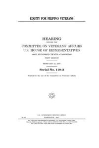 Equity for Filipino veterans